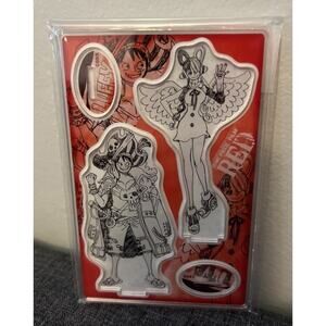 Luffy & Uta Japanese One Piece Film Red Acrylic Stand Sealed Brand New US Seller